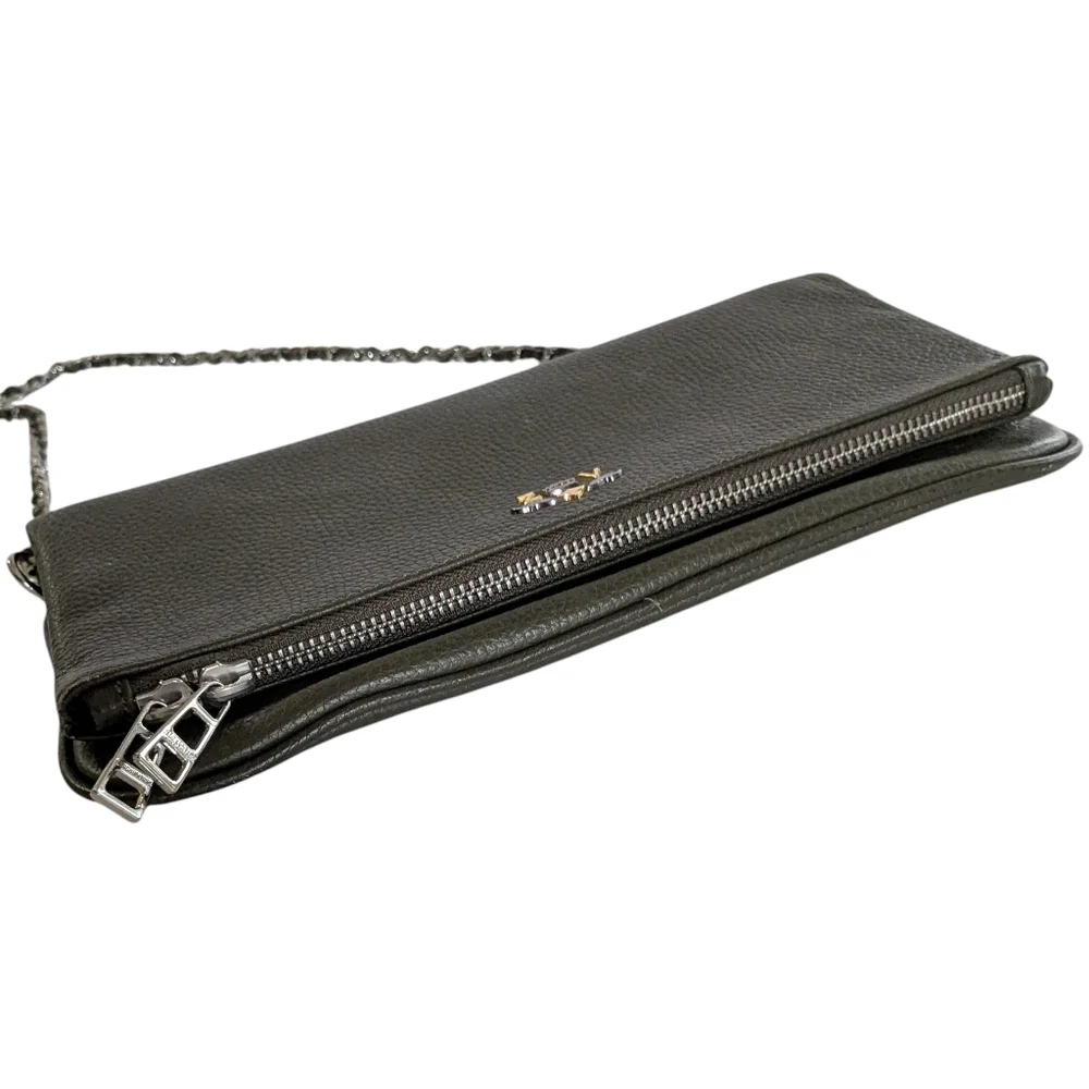 Zadig & Voltaire Leather Crossbody with Silver Chain - Picture 6 of 13